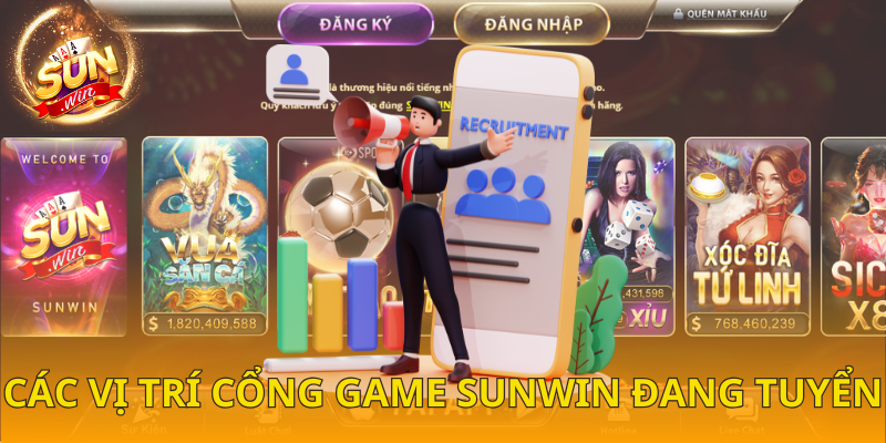  Các vị trí cổng game đang tuyển dụng