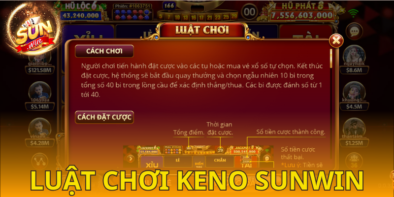 Hướng dẫn chơi Keno SUNWIN cho “búp măng non”