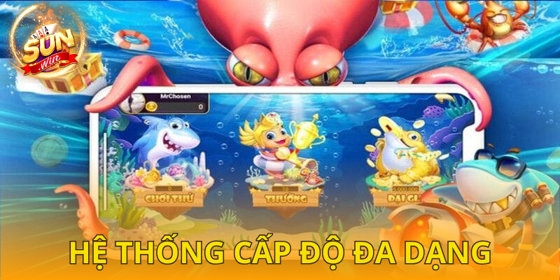 Danh sách các cấp độ chơi từ dễ đến khó