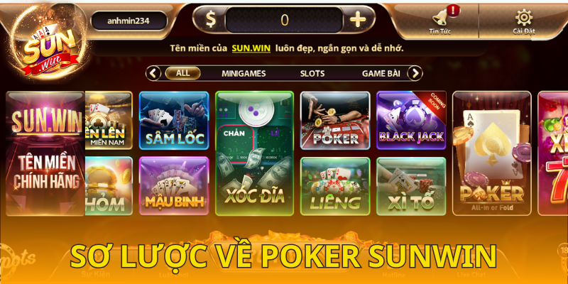  Nội dung chính về poker SUNWIN
